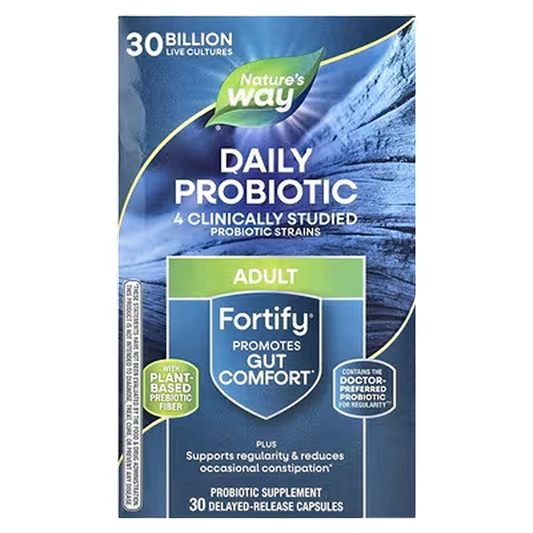 Nature’s Way - Adult Gut Comfort 30 billion - 30 VCaps ( non refrigerated)
