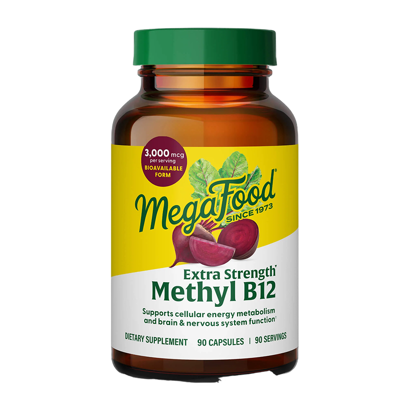 MegaFood - Methyl B12 Extra Strength - 90 Capsules