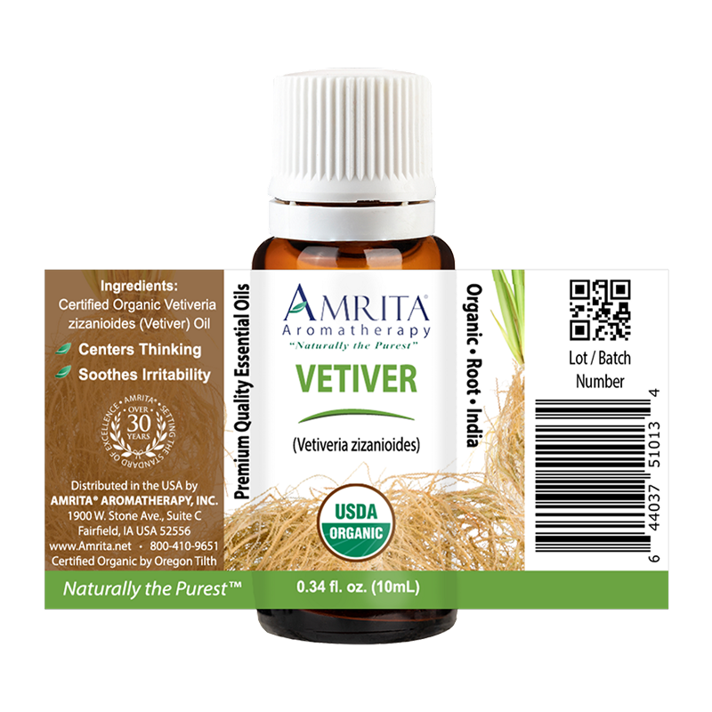 Amrita - Organic Vetiver - 10 ml