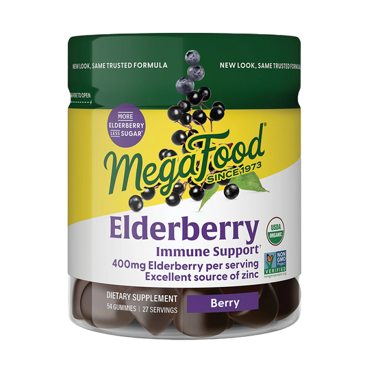 MegaFood - Elderberry Immune Support Gummies - 54 Gummies