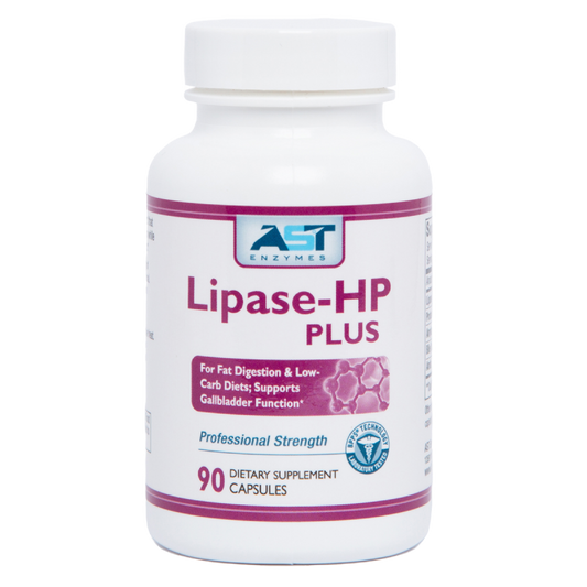AST Enzymes - Lipase-HP Plus – 90 Vegetarian Capsules