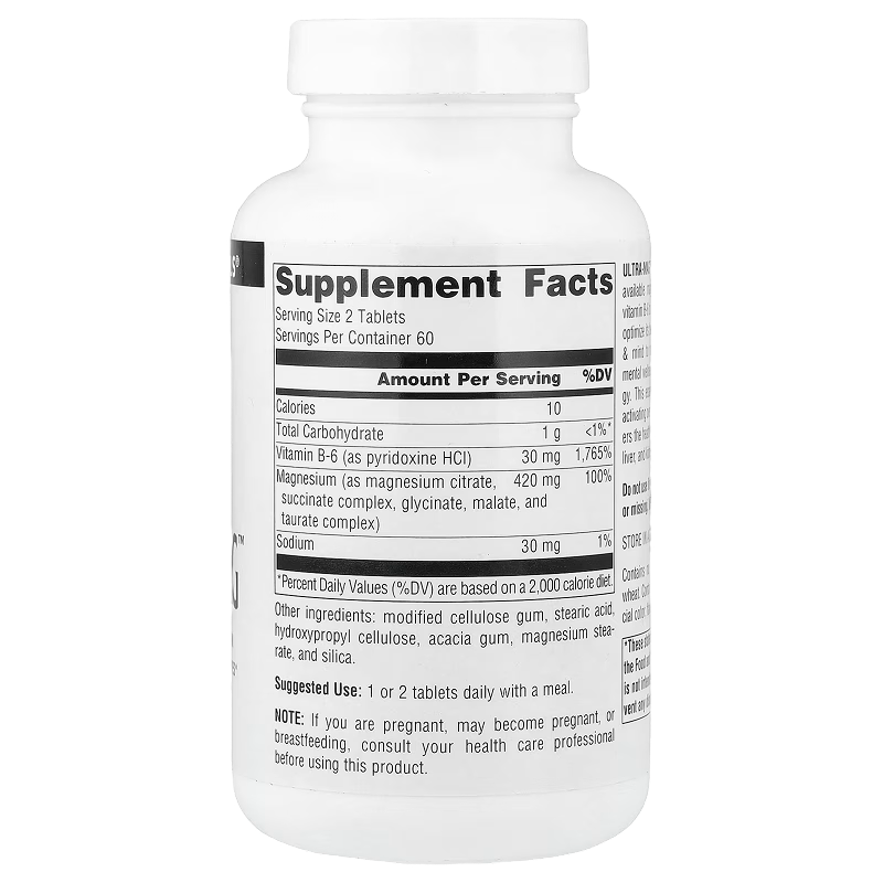 Source Naturals - Ultra-Mag - 120 Tablets