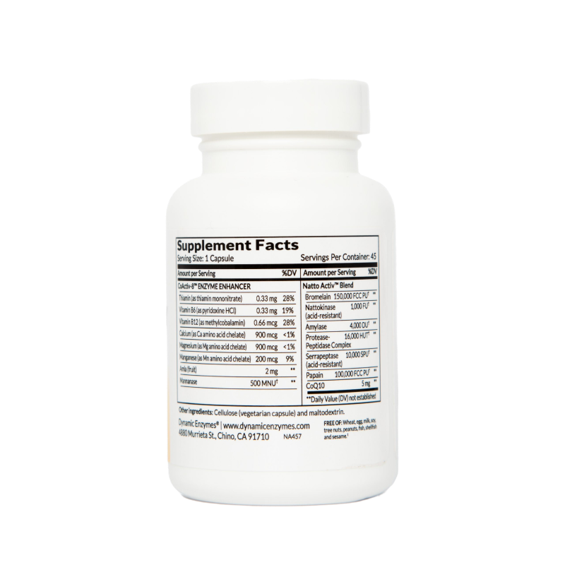 Dynamic Enzymes - Natto Activ - Circulatory Health - 45 Vcaps
