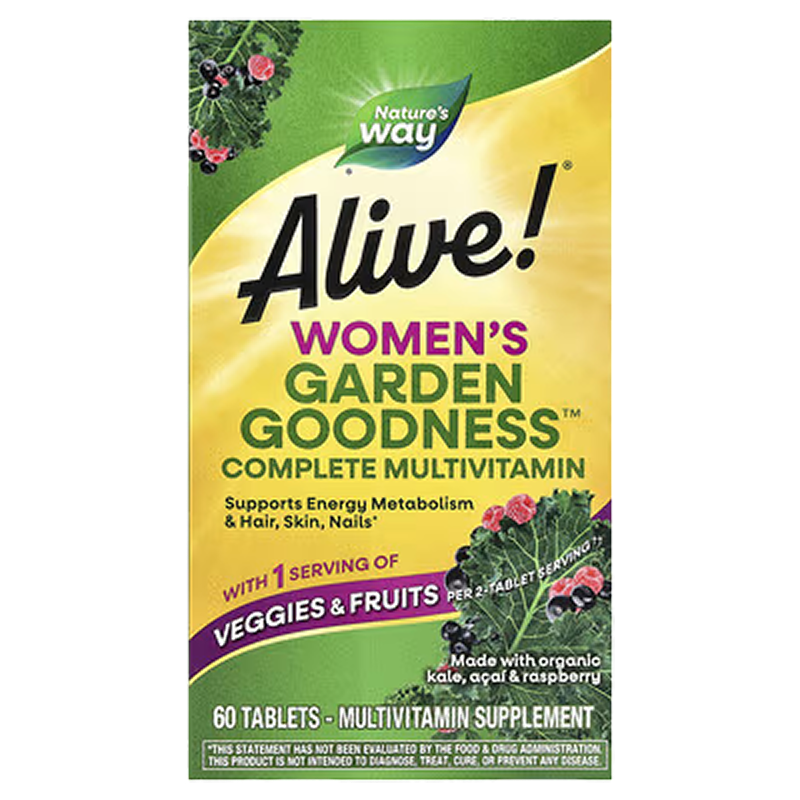 Nature's Way - Alive! Garden Goodness Multivitamin for Women - 60 tablets