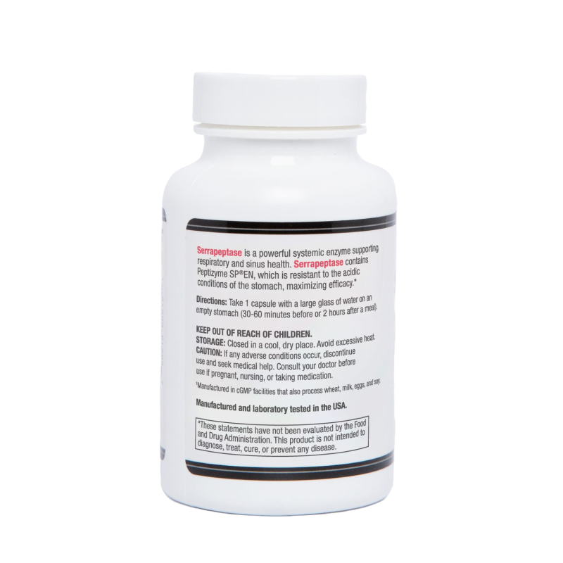 AST Enzymes - Serrapeptase 130,000 SPU - 60 VCaps