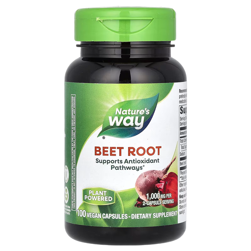 Beets Cap Nature's Way - Beet Root - 100 Caps – Akron Nutrition Center