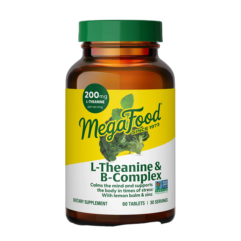 MegaFood - L-Theanine & B-Complex (Stress Reset†) - 60 Tablets