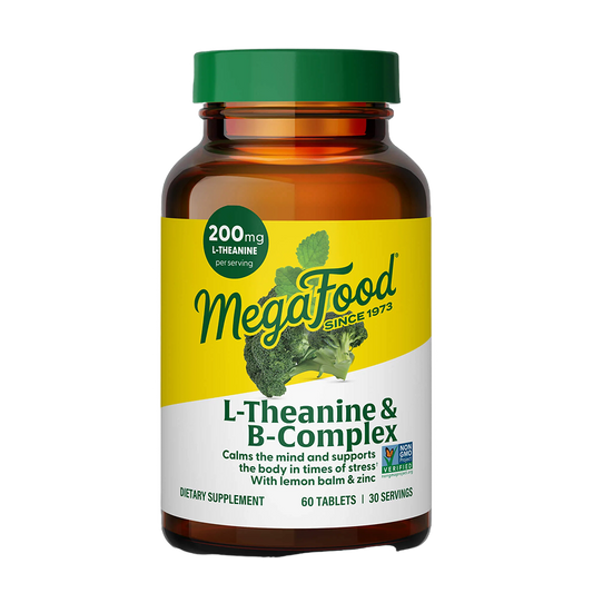 MegaFood - L-Theanine & B-Complex (Stress Reset†) - 60 Tablets