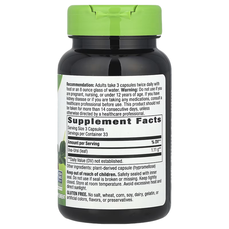 Nature's Way - Uva Ursi Leaves - 100 VCaps