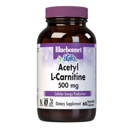 Bluebonnet - Acetyl L-Carnitine 500 mg - 60 capsules