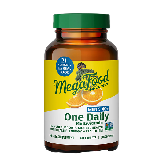 MegaFood - Men's 40+ One Daily Multivitamin - 60 Tablets