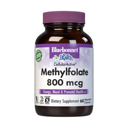 Bluebonnet - CellularActive Methylfolate 800 mcg - 60 VCaps