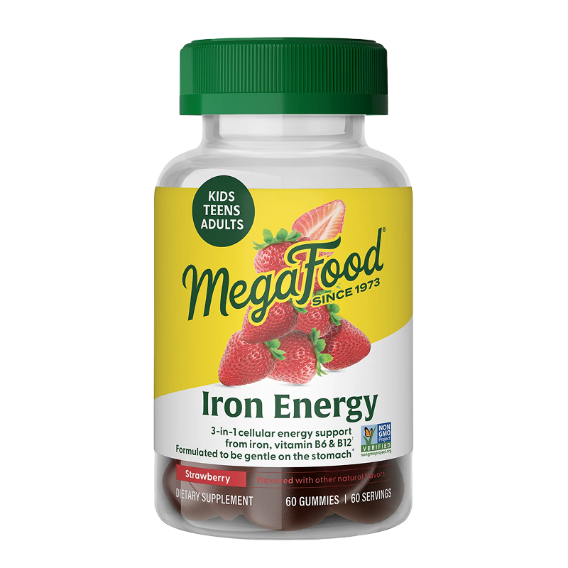MegaFood - Iron Energy Gummies - 60 Count