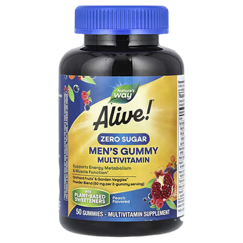 Nature's Way - Zero Sugar Men's Multivitamin Gummy - 50 gummies