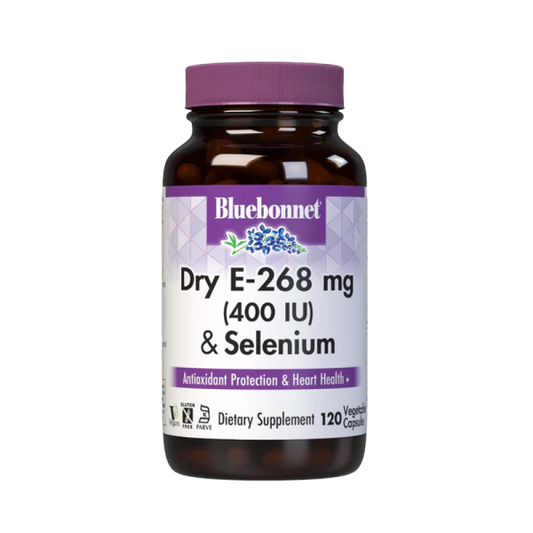 Bluebonnet - Dry E -268mg (400IU) & Selenium - 120 VCaps
