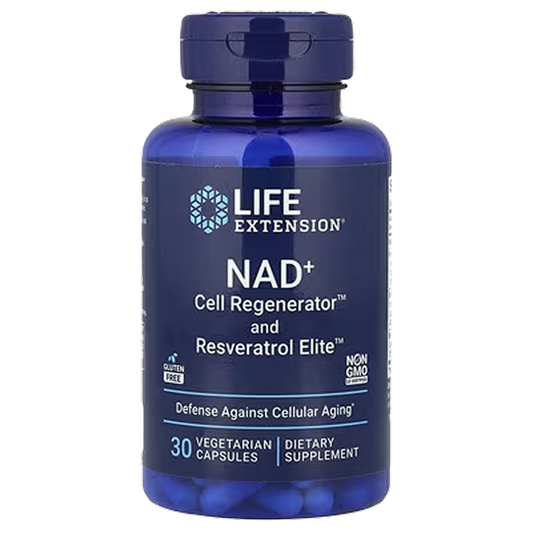 Life Extension - NAD+ Cell Regenerator and Resveratrol Elite- 30 VCaps