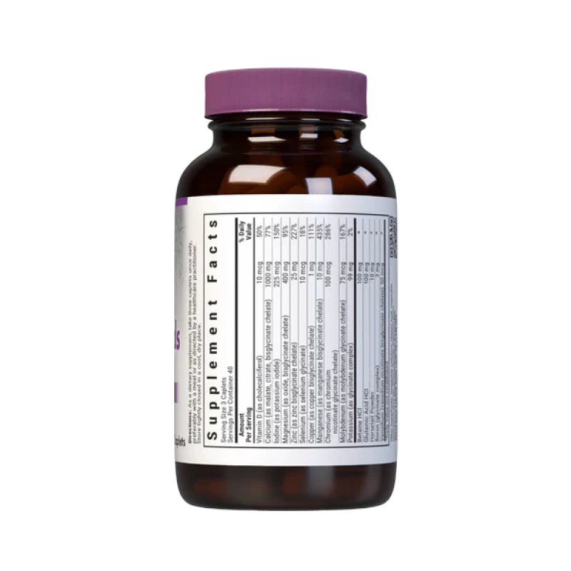 Bluebonnet - Chelated Multiminerals Iron Free - 120 Caplets