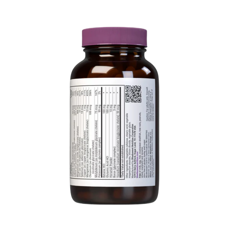 Bluebonnet - Chelated Multiminerals Iron Free - 120 Caplets