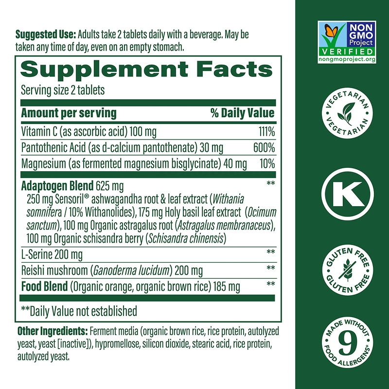 MegaFood - Adrenal Strength® - 60 Tablets
