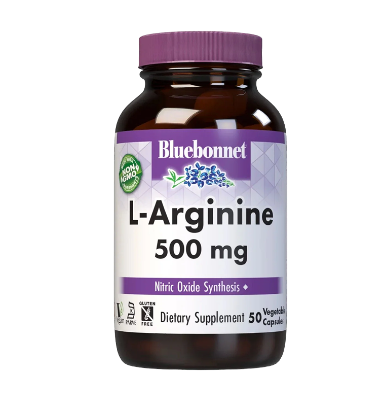 Bluebonnet - L-Arginine 500 mg - 100 capsules