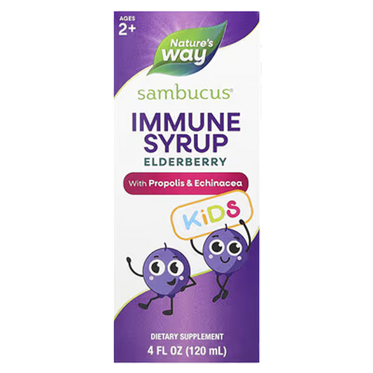 Nature's Way - Kids Sambucus Elderberry Immune Kids Syrup - 4oz