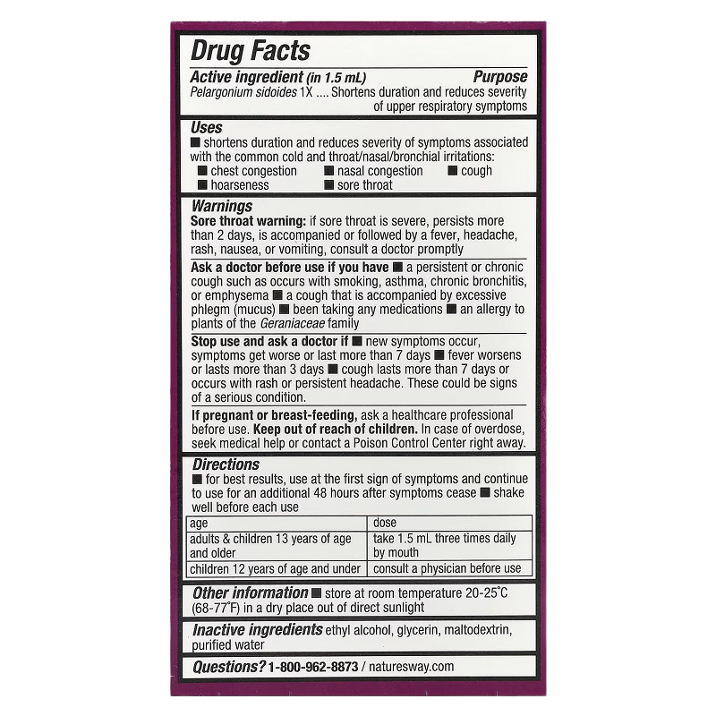 Nature's Way - Umcka® Cold Relief Drops - 1 oz
