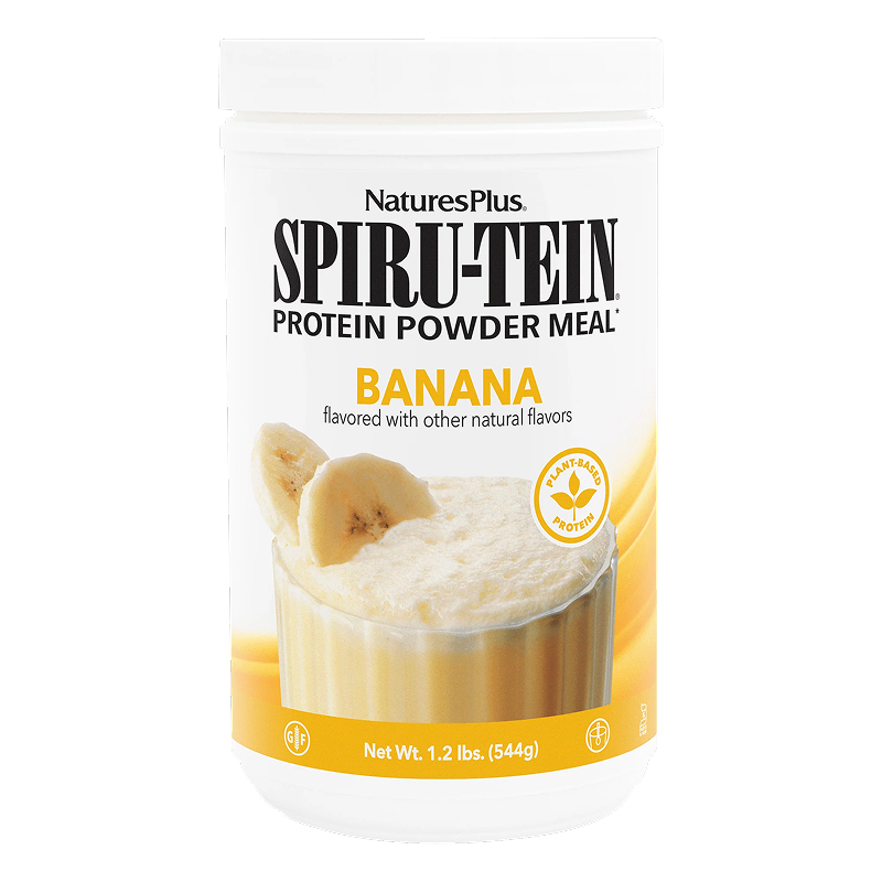 NaturesPlus - Spiru-tein Shake - Banana Flavor - 2.4 lbs