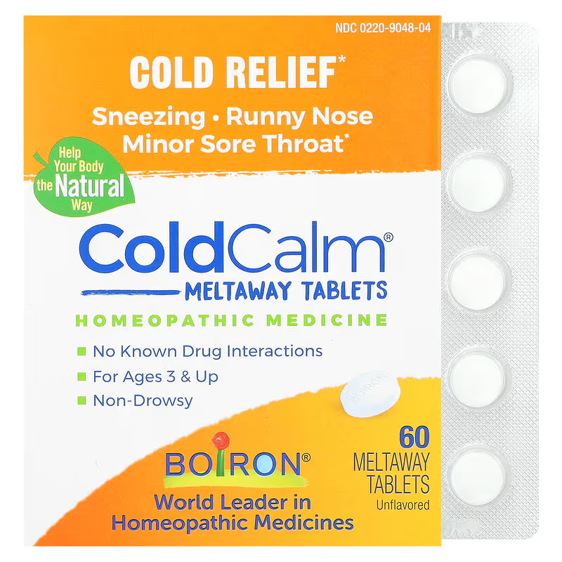 Boiron - ColdCalm (Cold Relief) - 60 Meltaway Tablets