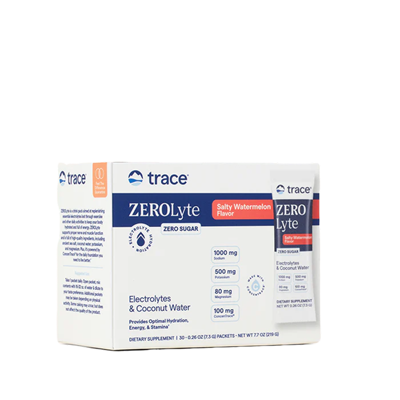 Trace Minerals - Zerolyte Drink Mix (Watermelon) - 30 Count