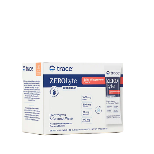 Trace Minerals - Zerolyte Drink Mix (Watermelon) - 30 Count