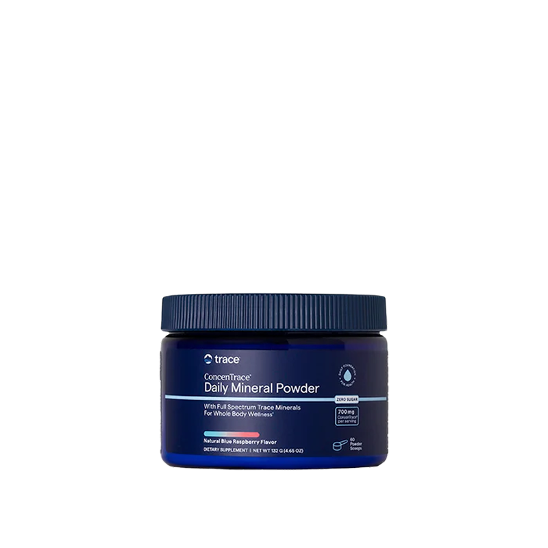 Trace Minerals - ConcenTrace® Daily Mineral Powder (Blue Raspberry)- 4.65oz