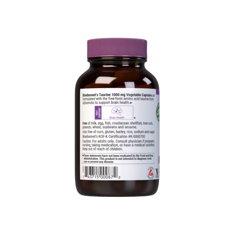 Bluebonnet - Taurine 1000 mg - 50VCaps