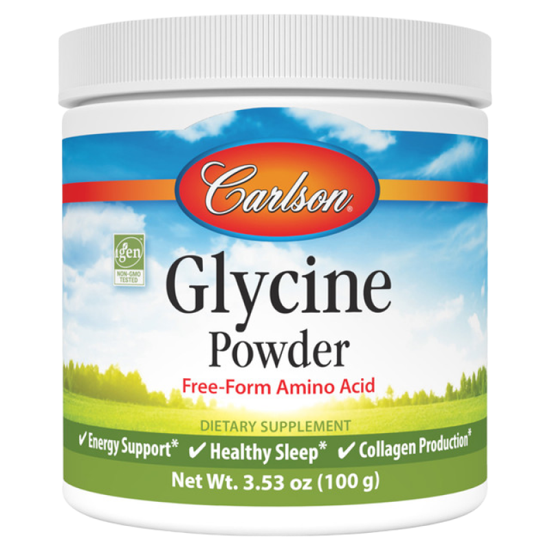 Carlson - Glycine Powder (Free-Form Amino Acid) - 3.53 oz