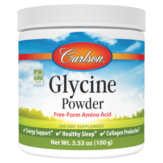 Carlson - Glycine Powder (Free-Form Amino Acid) - 3.53 oz