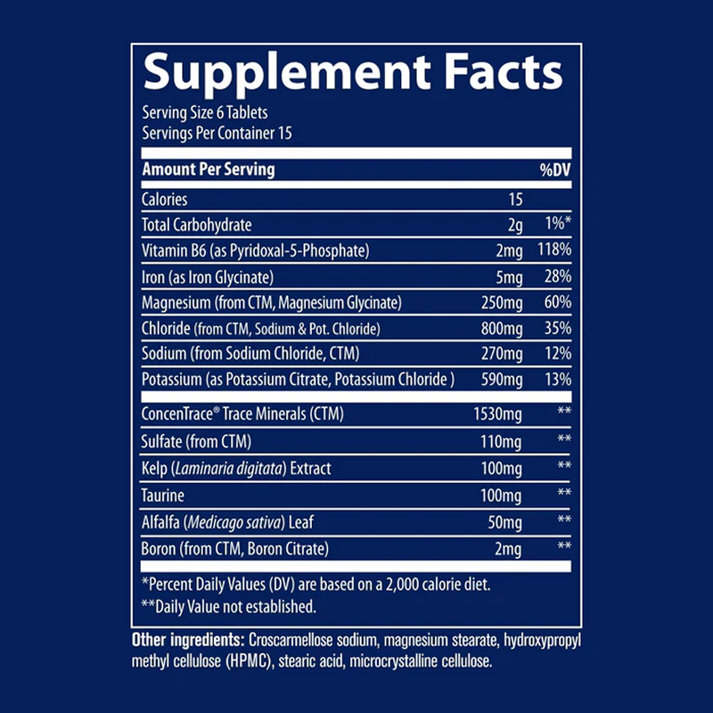 Trace Minerals - Electrolyte Stamina - 90 tablets