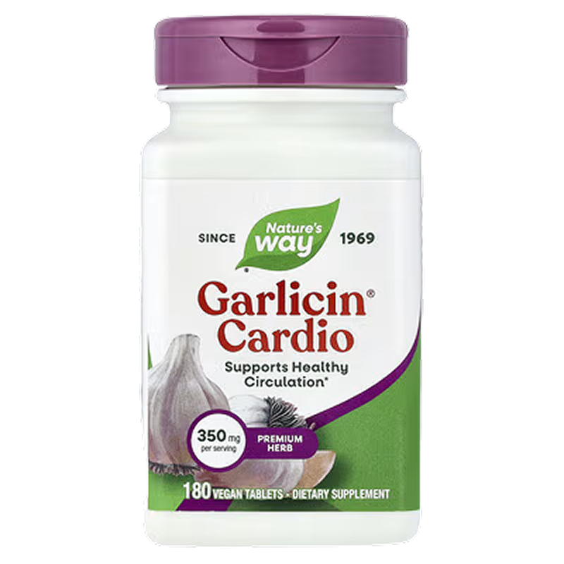 Nature’s Way - Garlicin Cardio Circulation Support - 180 Tablets