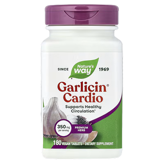 Nature’s Way - Garlicin Cardio Circulation Support - 180 Tablets
