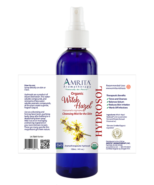Amrita - Witch Hazel Hydrosol Spray - 4 fl oz