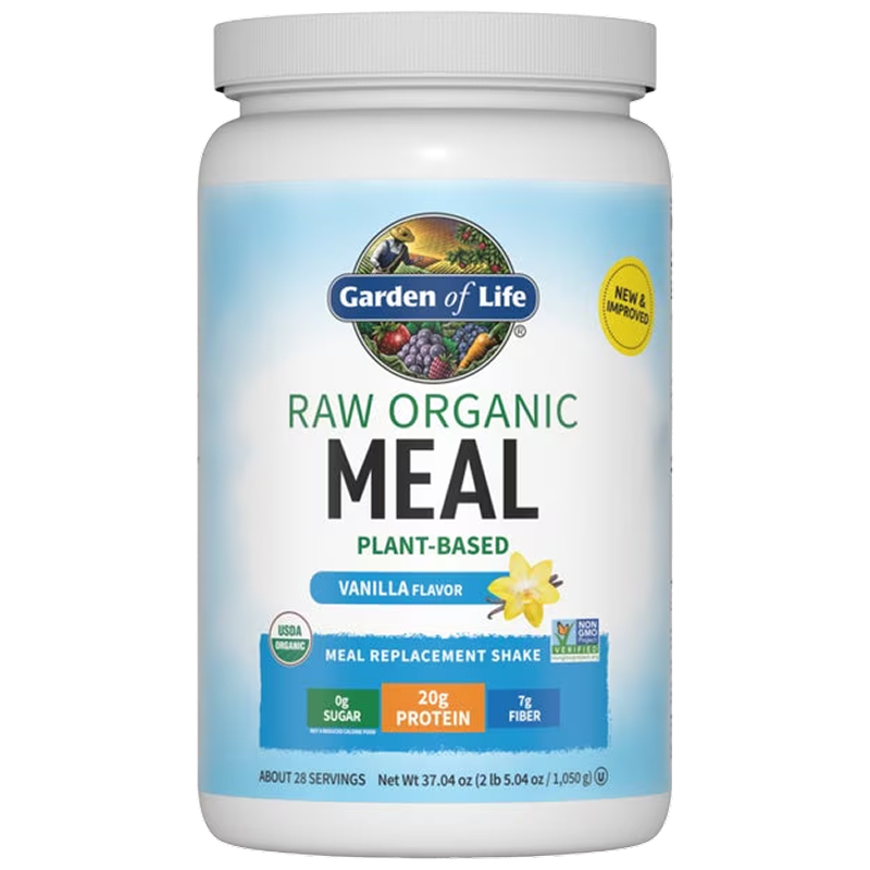 Garden of Life - Raw Organic Meal Replacement Protein Powder - Vanilla - 2.5lb