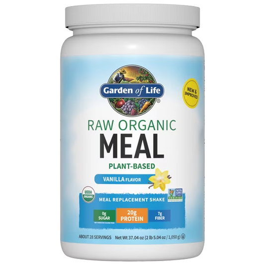Garden of Life - Raw Organic Meal Replacement Protein Powder - Vanilla - 2.5lb