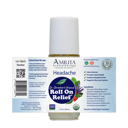 Amrita - Roll On Relief - Headache - 30 ml
