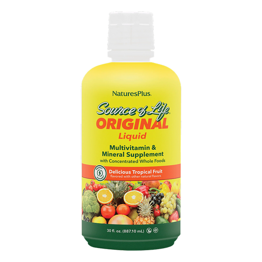 NaturesPlus - Source of Life Liquid Multivitamin (Tropical Fruit) - 30 oz Liquid