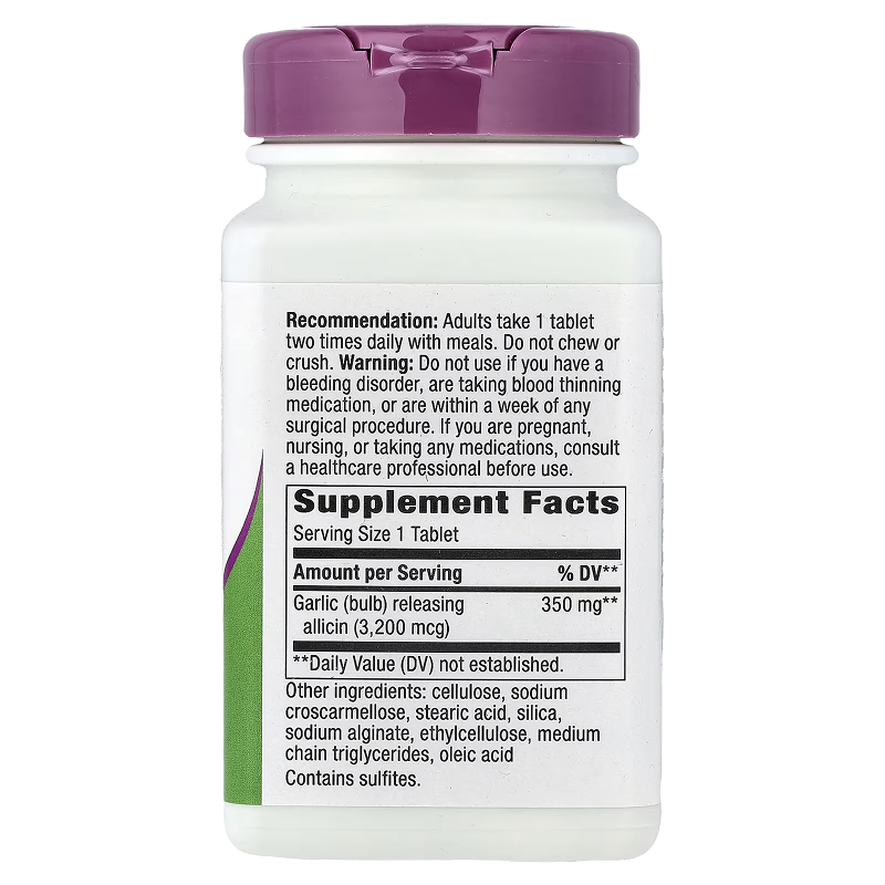 Nature’s Way - Garlicin Cardio Circulation Support - 180 Tablets