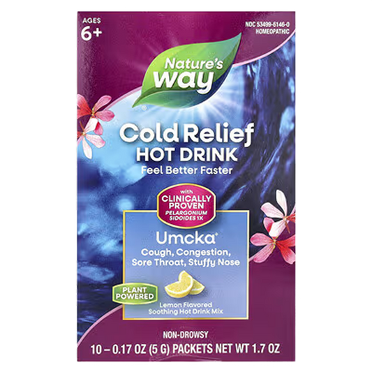 Nature's Way - UMCKA ColdCare Soothing Lemon Hot Drink - 10 Packets