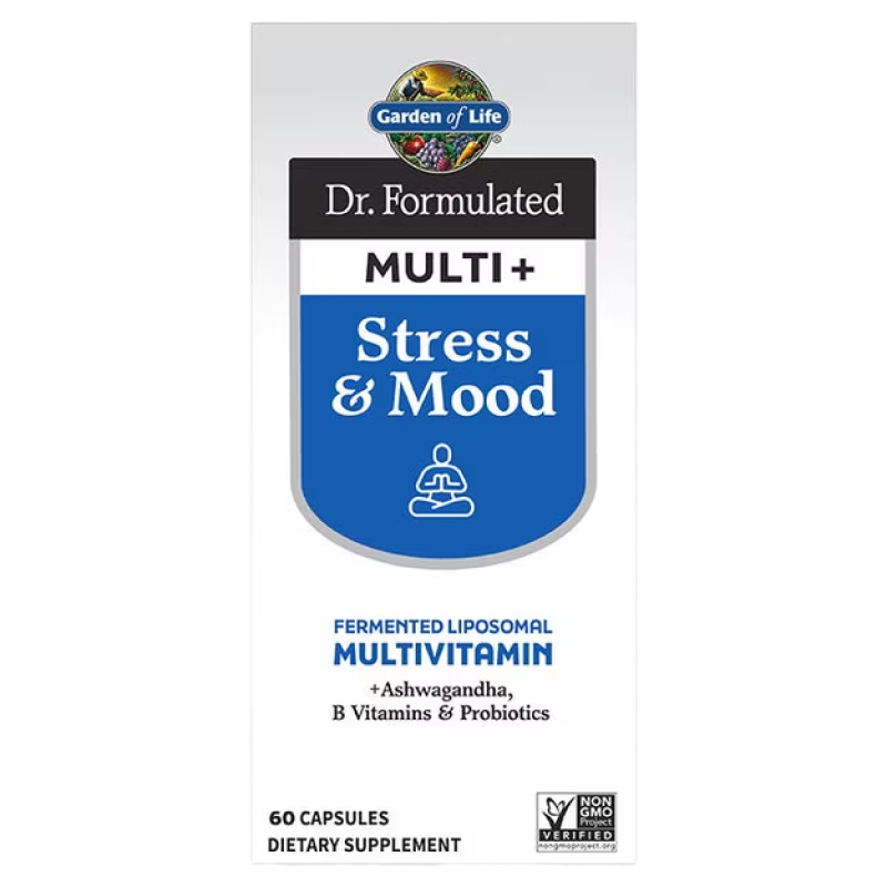 Garden of Life - Dr. Formulated Multi Plus Stress and Mood - 60 capsules (shelf Stable)
