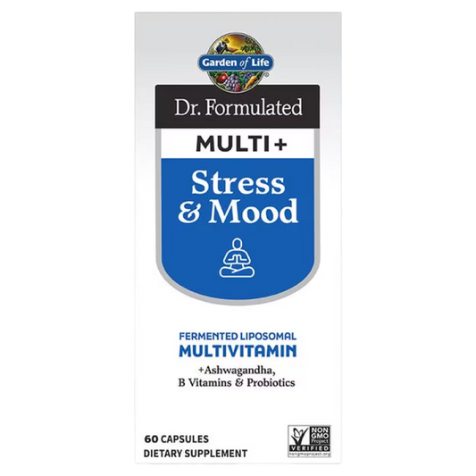 Garden of Life - Dr. Formulated Multi Plus Stress and Mood - 60 capsules (shelf Stable)