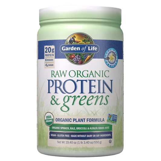 Garden of Life - Raw Organic Protein & greens - Vanilla - 1.3lb