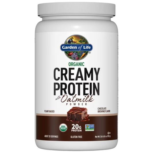 Garden of Life - Organic Creamy Protein with Oatmilk (Chocolate Brownie) - 2lb