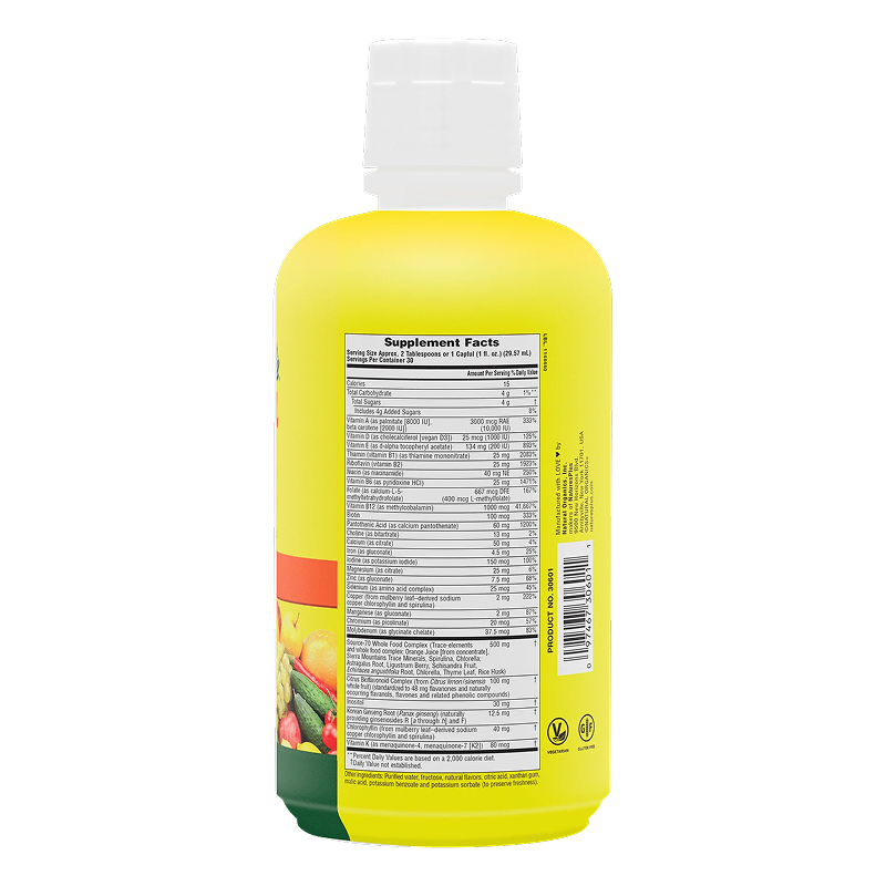 NaturesPlus - Source of Life Liquid Multivitamin (Tropical Fruit) - 30 oz Liquid