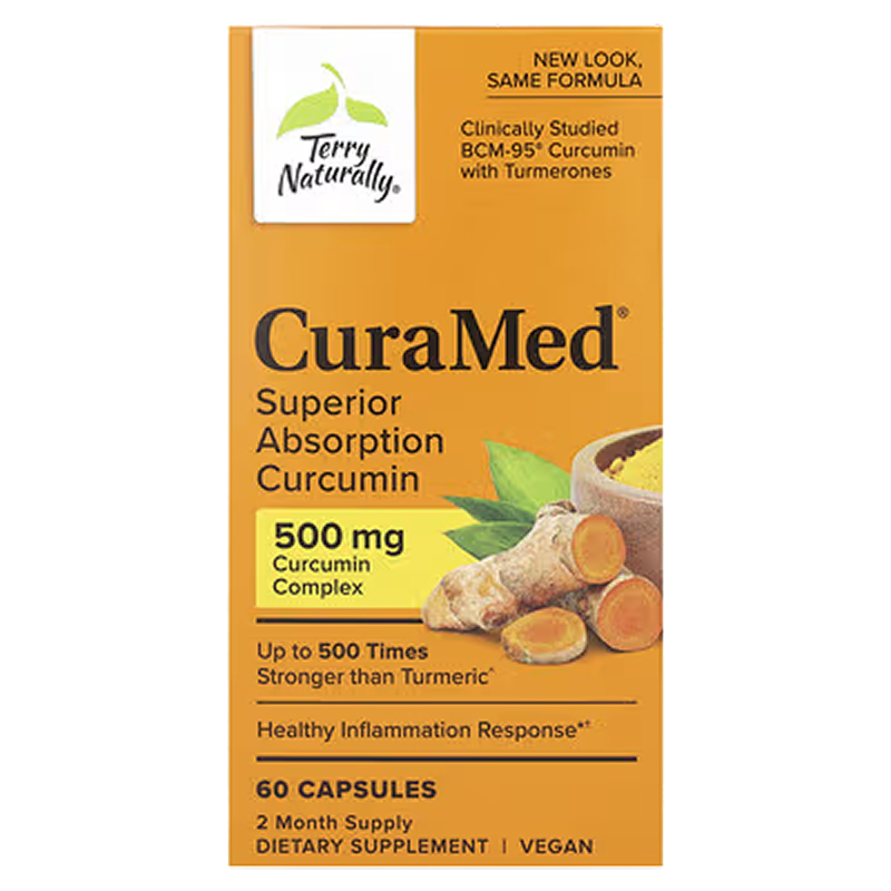 Terry Naturally - CuraMed Superior Absorption 500mg  - 60 Capsules